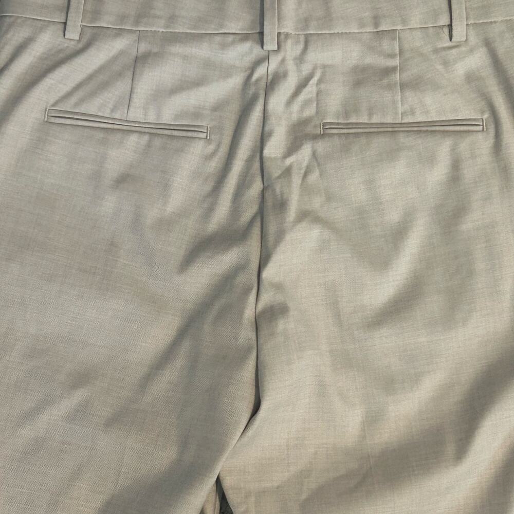 Ann Taylor beige the Sophia career straight leg mid rise trousers size 6P - Picture 2 of 7